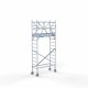 Alumiiniumtellingud 75х190 5,2 m töökõrgus* koos kokkupandavate piiretega mõlemal poolel Alumiiniumtellingud 75х190 5,2 m töökõrgus* koos kokkupandavate piiretega mõlemal poolel