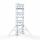 Alumiiniumtellingud 75х190 8,2 m töökõrgus* Carbon koos kokkupandavate piiretega mõlemal poolel Alumiiniumtellingud 75х190 8,2 m töökõrgus* Carbon koos kokkupandavate piiretega mõlemal poolel
