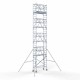 Alumiiniumtellingud 75х190 10,2 m töökõrgus* koos kokkupandavate piiretega mõlemal poolel Alumiiniumtellingud 75х190 10,2 m töökõrgus* koos kokkupandavate piiretega mõlemal poolel