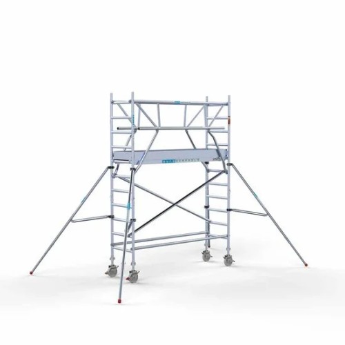 Alumiiniumtellingud 75х250 4,2 m töökõrgus* Carbon koos kokkupandavate piiretega mõlemal poolel