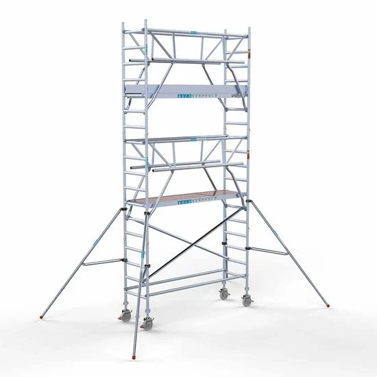Torre con barandilla de 2 lados 75х250 6,2 m altura de trabajo* Carbon Torre con barandilla de 2 lados 75х250 6,2 m altura de trabajo* Carbon
