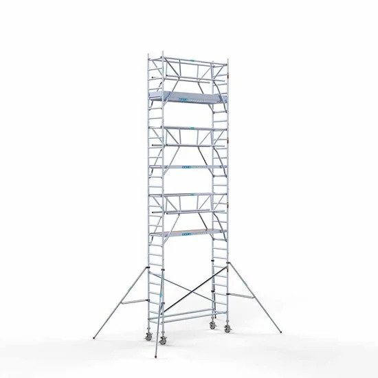 Alumiiniumtellingud 75х250 9,2 m töökõrgus* Carbon koos kokkupandavate piiretega mõlemal poolel Alumiiniumtellingud 75х250 9,2 m töökõrgus* Carbon koos kokkupandavate piiretega mõlemal poolel