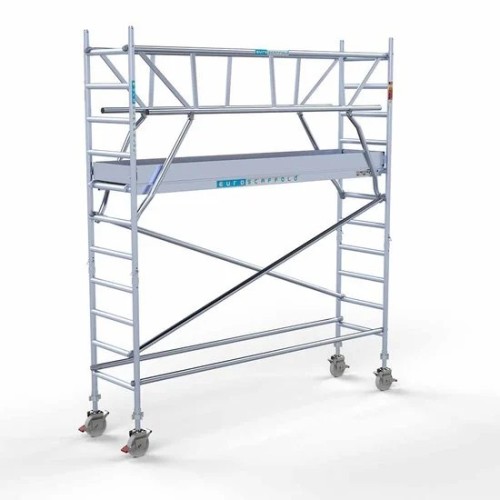 Alumiiniumtellingud 75х305 4,2 m töökõrgus* koos kokkupandavate piiretega mõlemal poolel