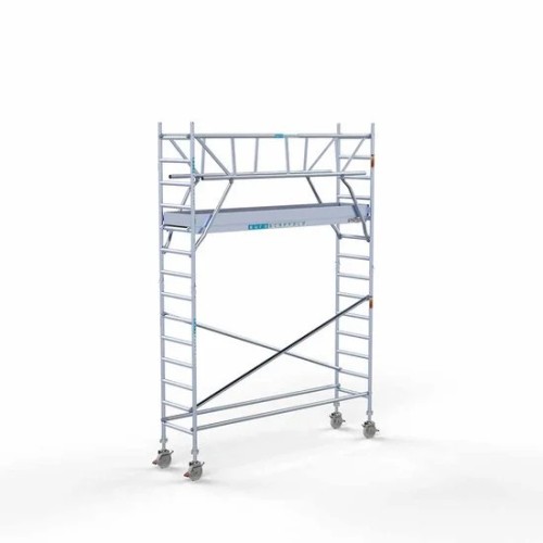 Alumiiniumtellingud 75х305 5,2 m töökõrgus* Carbon koos kokkupandavate piiretega mõlemal poolel