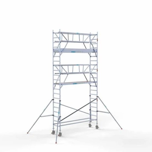 Alumiiniumtellingud 75х305 7,2 m töökõrgus* koos kokkupandavate piiretega mõlemal poolel