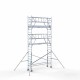 Alumiiniumtellingud 75х305 7,2 m töökõrgus* Carbon koos kokkupandavate piiretega mõlemal poolel Alumiiniumtellingud 75х305 7,2 m töökõrgus* Carbon koos kokkupandavate piiretega mõlemal poolel