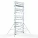 Alumiiniumtellingud 75х305 10,2 m töökõrgus* Carbon koos kokkupandavate piiretega mõlemal poolel Alumiiniumtellingud 75х305 10,2 m töökõrgus* Carbon koos kokkupandavate piiretega mõlemal poolel