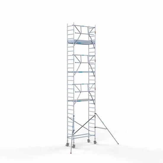 Alumiiniumtellingud 75х190 9,2 m töökõrgus* Carbon koos kokkupandavate piiretega ühel küljel Alumiiniumtellingud 75х190 9,2 m töökõrgus* Carbon koos kokkupandavate piiretega ühel küljel