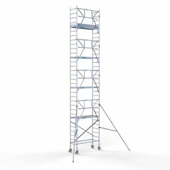 Alumiiniumtellingud 75х190 10,2 m töökõrgus* Carbon koos kokkupandavate piiretega ühel küljel Alumiiniumtellingud 75х190 10,2 m töökõrgus* Carbon koos kokkupandavate piiretega ühel küljel