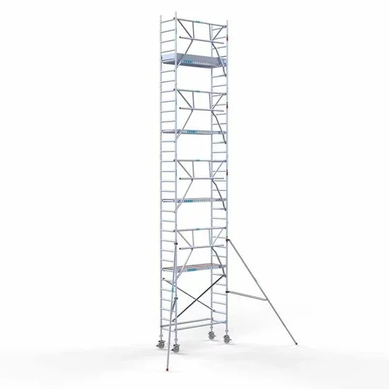 Alumiiniumtellingud 75х190 10,2 m töökõrgus* Carbon koos kokkupandavate piiretega ühel küljel Alumiiniumtellingud 75х190 10,2 m töökõrgus* Carbon koos kokkupandavate piiretega ühel küljel