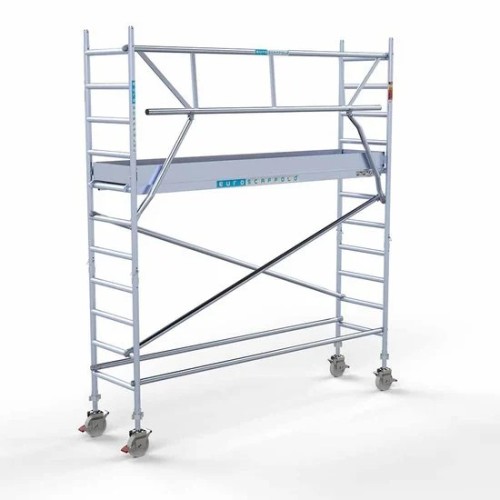 Alumiiniumtellingud 75х305 4,2 m töökõrgus* Carbon koos kokkupandavate piiretega ühel küljel