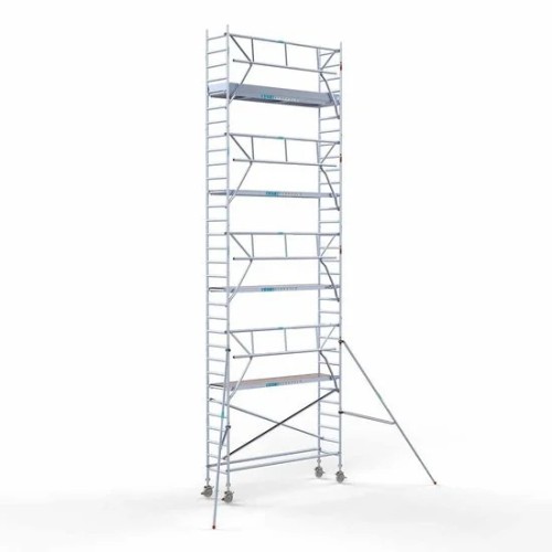 Alumiiniumtellingud 75х305 10,2 m töökõrgus* Carbon koos kokkupandavate piiretega ühel küljel