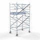 Alumiiniumtellingud 135х190 4,2 m töökõrgus* Carbon koos kokkupandavate piiretega ühel küljel Alumiiniumtellingud 135х190 4,2 m töökõrgus* Carbon koos kokkupandavate piiretega ühel küljel