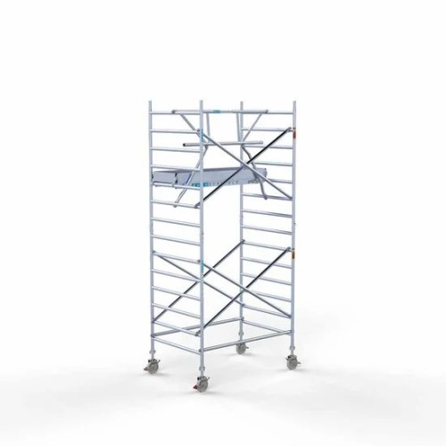 Alumiiniumtellingud 135х190 5,2 m töökõrgus* Carbon koos kokkupandavate piiretega ühel küljel