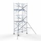 Alumiiniumtellingud 135х190 6,2 m töökõrgus* koos kokkupandavate piiretega ühel küljel Alumiiniumtellingud 135х190 6,2 m töökõrgus* koos kokkupandavate piiretega ühel küljel
