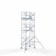 Alumiiniumtellingud 135х190 7,2 m töökõrgus* koos kokkupandavate piiretega ühel küljel Alumiiniumtellingud 135х190 7,2 m töökõrgus* koos kokkupandavate piiretega ühel küljel