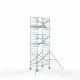 Alumiiniumtellingud 135х190 7,2 m töökõrgus* Carbon koos kokkupandavate piiretega ühel küljel Alumiiniumtellingud 135х190 7,2 m töökõrgus* Carbon koos kokkupandavate piiretega ühel küljel