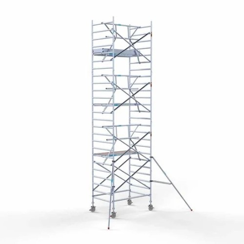 Alumiiniumtellingud 135х190 8,2 m töökõrgus* koos kokkupandavate piiretega ühel küljel