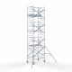 Alumiiniumtellingud 135х190 8,2 m töökõrgus* Carbon koos kokkupandavate piiretega ühel küljel Alumiiniumtellingud 135х190 8,2 m töökõrgus* Carbon koos kokkupandavate piiretega ühel küljel