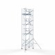 Alumiiniumtellingud 135х190 9,2 m töökõrgus* Carbon koos kokkupandavate piiretega ühel küljel Alumiiniumtellingud 135х190 9,2 m töökõrgus* Carbon koos kokkupandavate piiretega ühel küljel