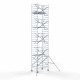 Alumiiniumtellingud 135х190 10,2 m töökõrgus* Carbon koos kokkupandavate piiretega ühel küljel Alumiiniumtellingud 135х190 10,2 m töökõrgus* Carbon koos kokkupandavate piiretega ühel küljel