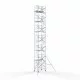 Alumiiniumtellingud 135х190 14,2 m töökõrgus* koos kokkupandavate piiretega ühel küljel