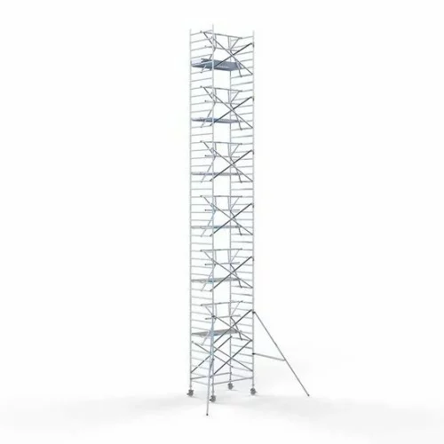 Alumiiniumtellingud 135х190 14,2 m töökõrgus* Carbon koos kokkupandavate piiretega ühel küljel