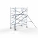 Alumiiniumtellingud 135х250 4,2 m töökõrgus* Carbon koos kokkupandavate piiretega ühel küljel Alumiiniumtellingud 135х250 4,2 m töökõrgus* Carbon koos kokkupandavate piiretega ühel küljel