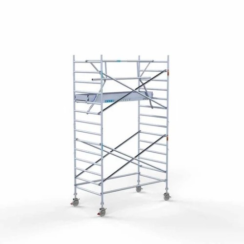 Alumiiniumtellingud 135х250 5,2 m töökõrgus* koos kokkupandavate piiretega ühel küljel