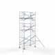Alumiiniumtellingud 135х250 7,2 m töökõrgus* Carbon koos kokkupandavate piiretega ühel küljel Alumiiniumtellingud 135х250 7,2 m töökõrgus* Carbon koos kokkupandavate piiretega ühel küljel