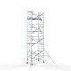 Alumiiniumtellingud 135х250 9,2 m töökõrgus* Carbon koos kokkupandavate piiretega ühel küljel Alumiiniumtellingud 135х250 9,2 m töökõrgus* Carbon koos kokkupandavate piiretega ühel küljel