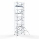 Аliumininiai pastoliai 135х250 10,2 m darbinis aukštis* anglies platforma su sulankstomomis apsaugomis iš 1 pusės Аliumininiai pastoliai 135х250 10,2 m darbinis aukštis* anglies platforma su sulankstomomis apsaugomis iš 1 pusės