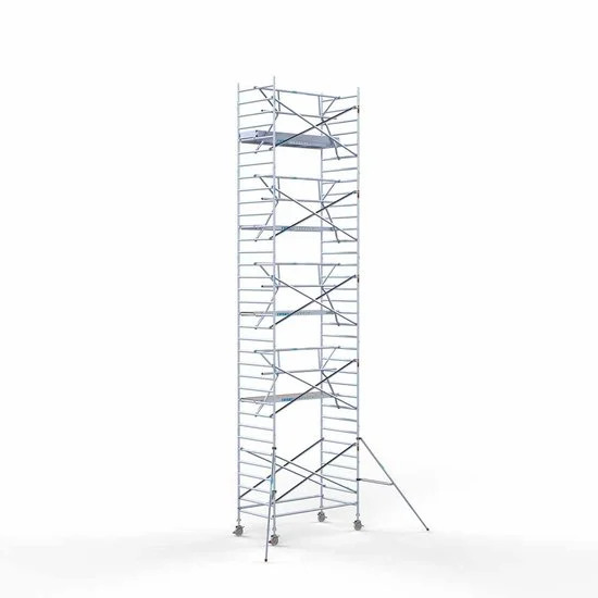Alumiiniumtellingud 135х250 11,2 m töökõrgus* Carbon koos kokkupandavate piiretega ühel küljel Alumiiniumtellingud 135х250 11,2 m töökõrgus* Carbon koos kokkupandavate piiretega ühel küljel
