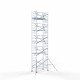 Alumiiniumtellingud 135х250 11,2 m töökõrgus* Carbon koos kokkupandavate piiretega ühel küljel Alumiiniumtellingud 135х250 11,2 m töökõrgus* Carbon koos kokkupandavate piiretega ühel küljel