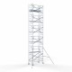 Alumiiniumtellingud 135х250 12,2 m töökõrgus* Carbon koos kokkupandavate piiretega ühel küljel Alumiiniumtellingud 135х250 12,2 m töökõrgus* Carbon koos kokkupandavate piiretega ühel küljel