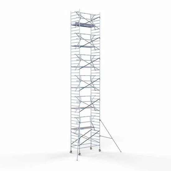 Аliumininiai pastoliai 135х250 14,2 m darbinis aukštis* anglies platforma su sulankstomomis apsaugomis iš 1 pusės Аliumininiai pastoliai 135х250 14,2 m darbinis aukštis* anglies platforma su sulankstomomis apsaugomis iš 1 pusės