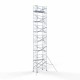 Аliumininiai pastoliai 135х250 14,2 m darbinis aukštis* anglies platforma su sulankstomomis apsaugomis iš 1 pusės Аliumininiai pastoliai 135х250 14,2 m darbinis aukštis* anglies platforma su sulankstomomis apsaugomis iš 1 pusės