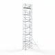 Alumiiniumtellingud 135х250 14,2 m töökõrgus* Carbon koos kokkupandavate piiretega ühel küljel Alumiiniumtellingud 135х250 14,2 m töökõrgus* Carbon koos kokkupandavate piiretega ühel küljel