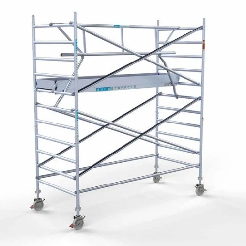 Alumiiniumtellingud 135х305 4,2 m töökõrgus* Carbon koos kokkupandavate piiretega ühel küljel