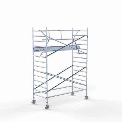 Alumiiniumtellingud 135х305 5,2 m töökõrgus* koos kokkupandavate piiretega ühel küljel