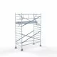 Alumiiniumtellingud 135х305 5,2 m töökõrgus* koos kokkupandavate piiretega ühel küljel Alumiiniumtellingud 135х305 5,2 m töökõrgus* koos kokkupandavate piiretega ühel küljel