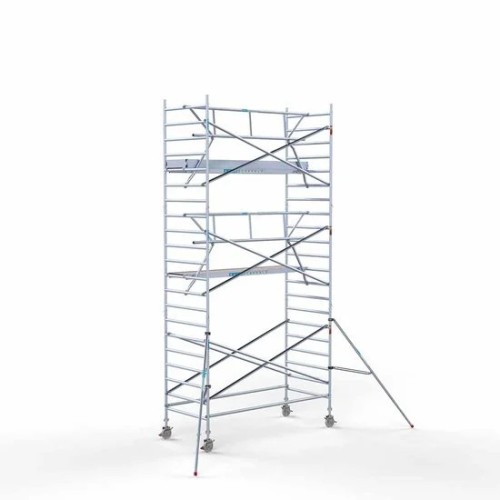 Alumiiniumtellingud 135х305 7,2 m töökõrgus* Carbon koos kokkupandavate piiretega ühel küljel