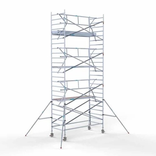 Alumiiniumtellingud 135х305 8,2 m töökõrgus* koos kokkupandavate piiretega ühel küljel