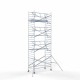 Alumiiniumtellingud 135х305 9,2 m töökõrgus* koos kokkupandavate piiretega ühel küljel Alumiiniumtellingud 135х305 9,2 m töökõrgus* koos kokkupandavate piiretega ühel küljel