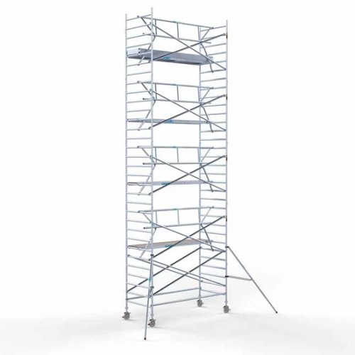 Alumiiniumtellingud 135х305 10,2 m töökõrgus* koos kokkupandavate piiretega ühel küljel