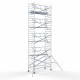 Alumiiniumtellingud 135х305 10,2 m töökõrgus* Carbon koos kokkupandavate piiretega ühel küljel Alumiiniumtellingud 135х305 10,2 m töökõrgus* Carbon koos kokkupandavate piiretega ühel küljel