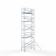 Alumiiniumtellingud 135х305 11,2 m töökõrgus* koos kokkupandavate piiretega ühel küljel Alumiiniumtellingud 135х305 11,2 m töökõrgus* koos kokkupandavate piiretega ühel küljel