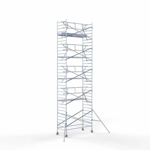 Alumiiniumtellingud 135х305 11,2 m töökõrgus* Carbon koos kokkupandavate piiretega ühel küljel