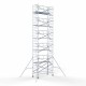Alumiiniumtellingud 135х305 12,2 m töökõrgus* Carbon koos kokkupandavate piiretega ühel küljel Alumiiniumtellingud 135х305 12,2 m töökõrgus* Carbon koos kokkupandavate piiretega ühel küljel