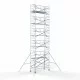 Alumiiniumtellingud 135х305 12,2 m töökõrgus* Carbon koos kokkupandavate piiretega ühel küljel